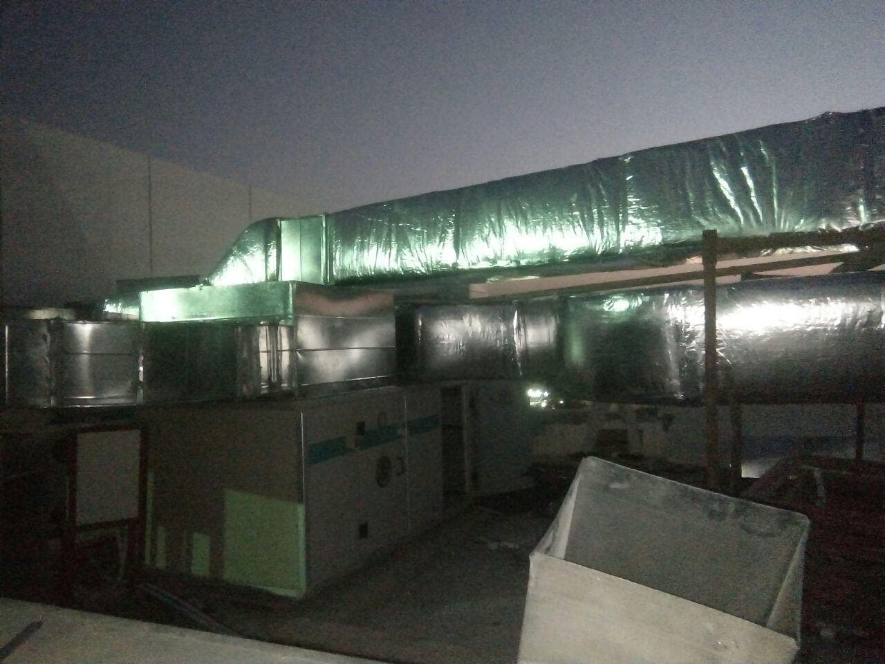 تركيب مجاري الهواء