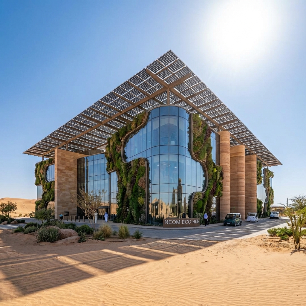 مستقبل البناء المستدام في الشرق الأوسط وشمال أفريقيا: التكيف مع المناخات القاحلة